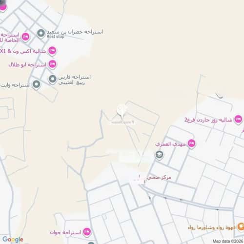 Land 501 SQM Facing North on 15m Width Street Al Wasat District, Alttayif