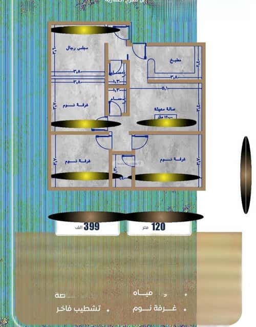 شقة ب 3 غرف الصواري، شمال جدة، جدة