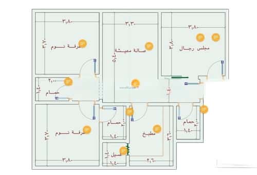 شقة بغرفتين النهضة، شمال جدة، جدة