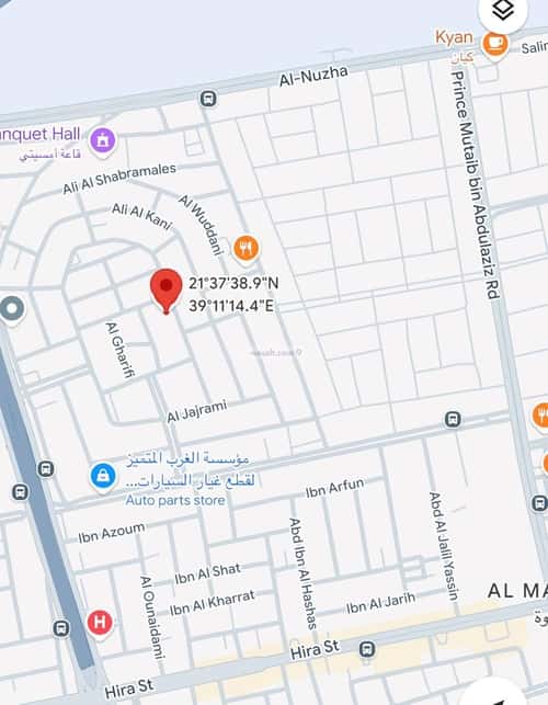 Land 675 SQM Facing East on 22m Width Street Al Marwah, North Jeddah, Jeddah