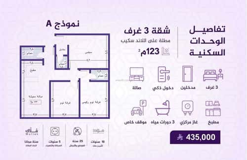 شقة 2436 متر مربع ب 3 غرف الفيحاء، جنوب جدة، جدة
