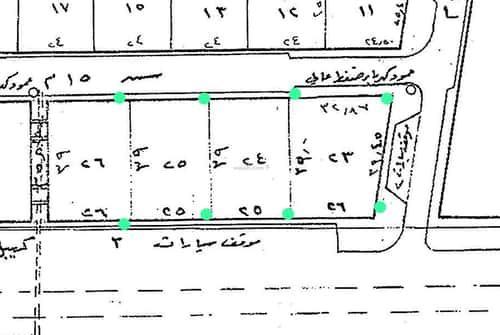 أرض 1145 متر مربع ثلاثة شوارع على شارع 40م وسيلة، المزاحمية