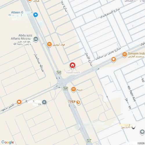 Land 1096 SQM Facing North on 15m Width Street Al-Arid, North Riyadh, Riyadh