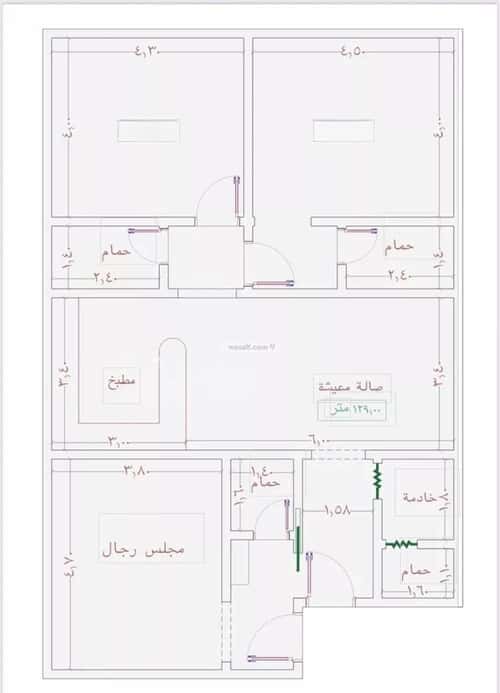 شقة ب 3 غرف الجامعة، جنوب جدة، جدة