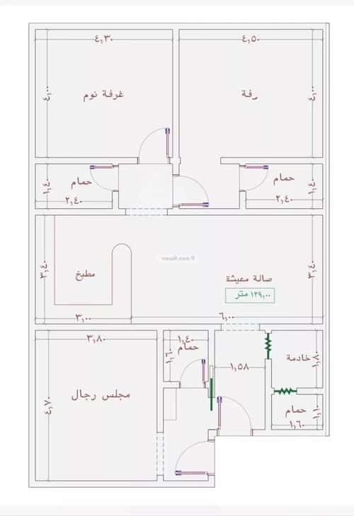 شقة ب 4 غرف الجامعة، جنوب جدة، جدة