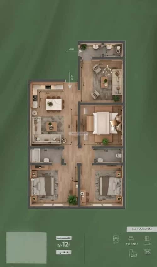 Apartment with 4 Bedrooms Al Salamah, North Jeddah, Jeddah