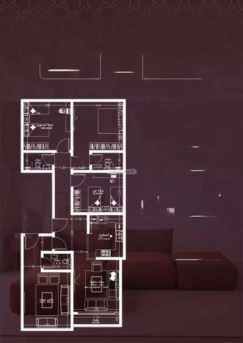 شقة ب 4 غرف العزيزية، شمال جدة، جدة