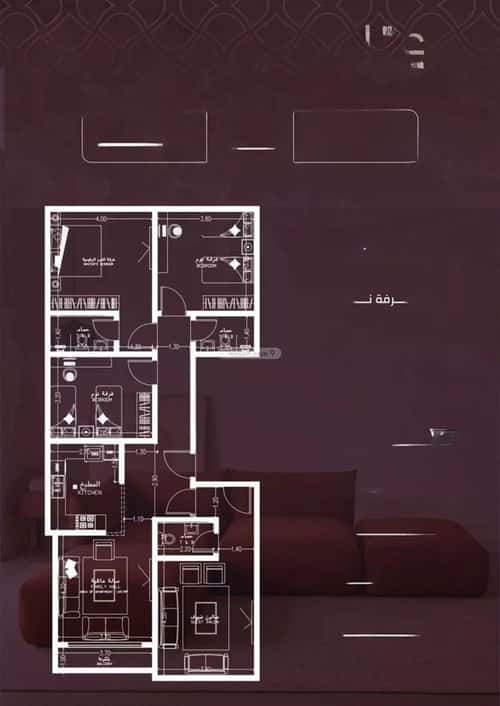 شقة ب 4 غرف العزيزية، شمال جدة، جدة