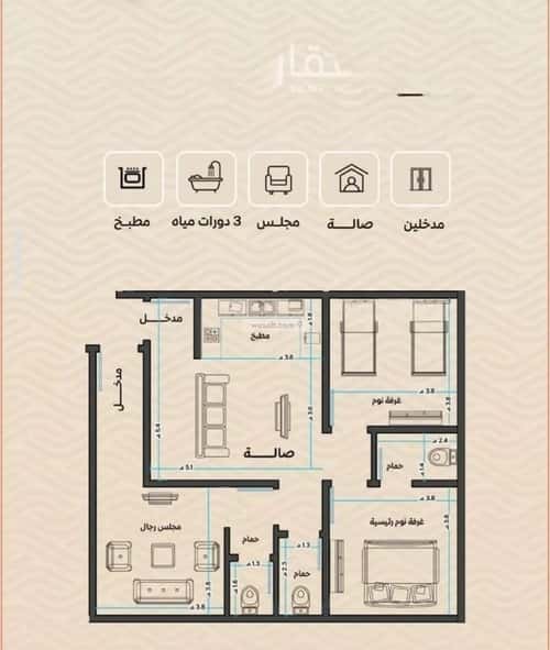 Apartment with 3 Bedrooms Meshrefah, North Jeddah, Jeddah
