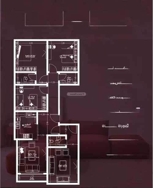 شقة ب 4 غرف العزيزية، شمال جدة، جدة