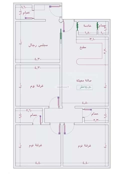 شقة ب 4 غرف الجامعة، جنوب جدة، جدة