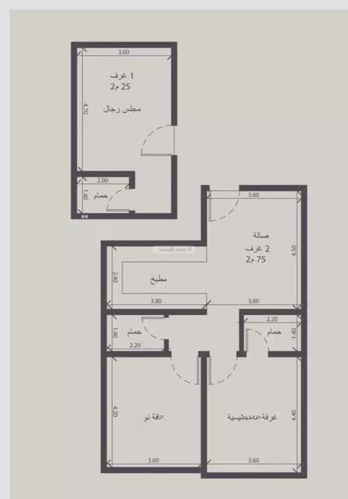 شقة ب 3 غرف الزهراء، شمال جدة، جدة