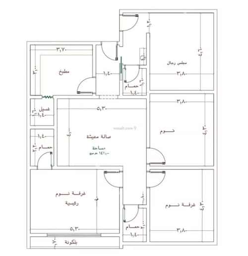 Apartment with 4 Bedrooms Al Swaryee, North Jeddah, Jeddah