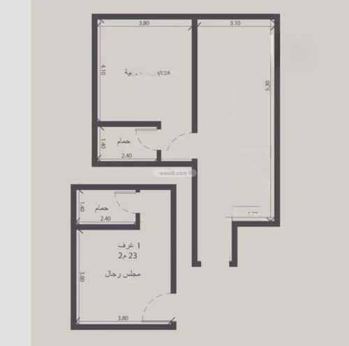 Apartment with 2 Bedrooms Al Zahrah, North Jeddah, Jeddah