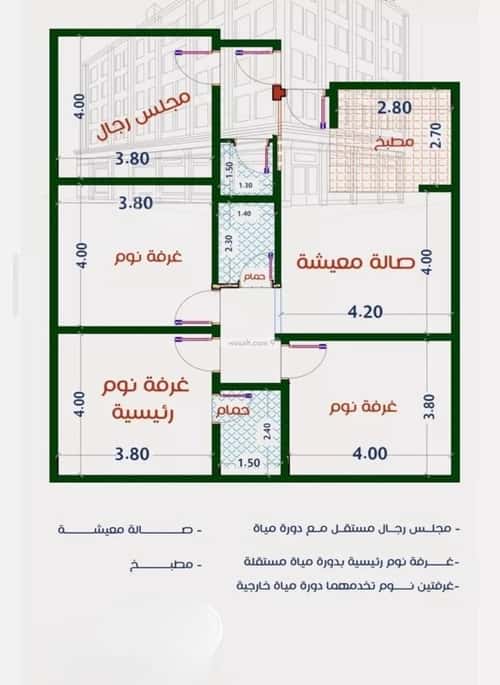 Apartment with 3 Bedrooms Al Rabbwah, North Jeddah, Jeddah