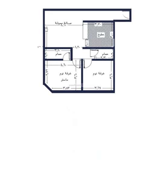 شقة بغرفتين المروة، شمال جدة، جدة
