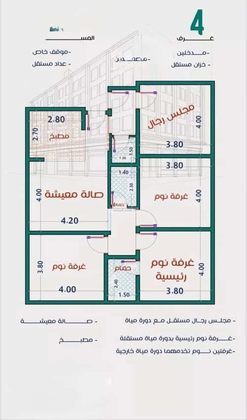 Apartment with 3 Bedrooms Al Rabbwah, North Jeddah, Jeddah