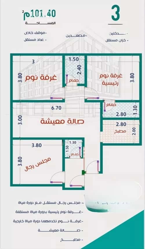Apartment with 4 Bedrooms Al Rabbwah, North Jeddah, Jeddah