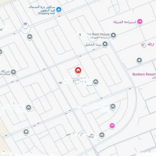 فيلا 361 متر مربع شمالية على شارع 30م عقرباء، الجبيلة