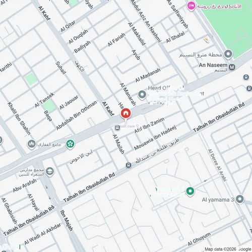 Land 2225 SQM Facing North on 60m Width Street As-Saadah, East Riyadh, Riyadh