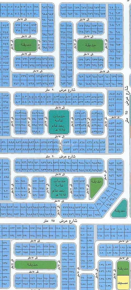 أرض 420 متر مربع شرقية على شارع 15م الياقوت، شمال جدة، جدة