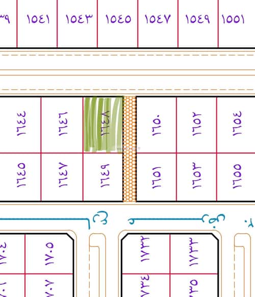 Land 869 SQM Facing North East on 30m Width Street Qurtubah, Hafar Al-Batin
