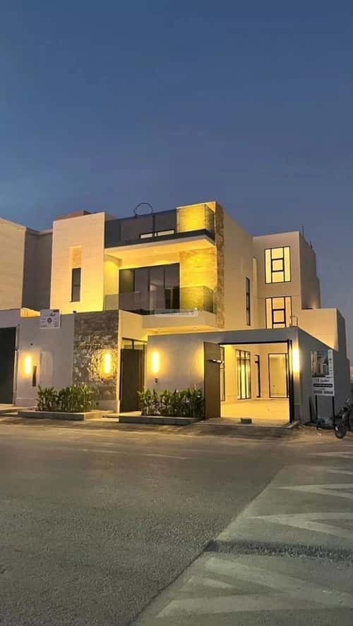 Villa 644 SQM Facing South on 20m Width Street Al-Mahdiyah, West Riyadh, Riyadh