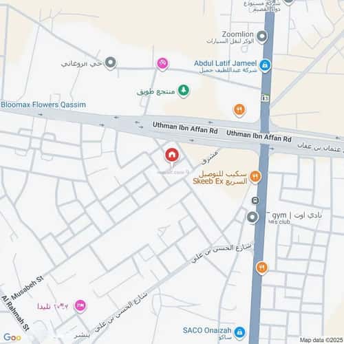 Villa 400 SQM Facing North West on 12m Width Street Al Olaya, Eanizah