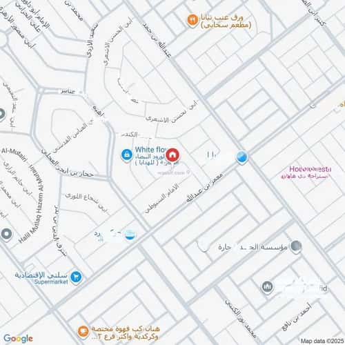 أرض 386 متر مربع شمالية على شارع 15م الياقوت، شمال جدة، جدة