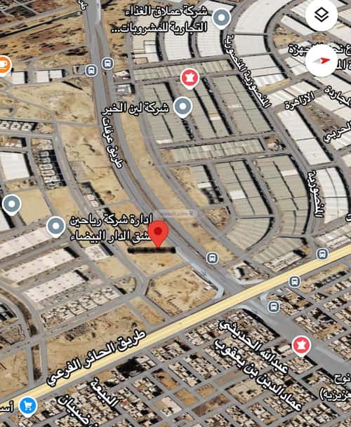 Land 3577 SQM Facing South on 60m Width Street Al-Masani, South Riyadh, Riyadh