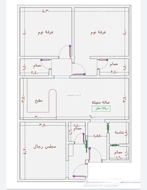 شقة ب 3 غرف الشرفية، جنوب جدة، جدة