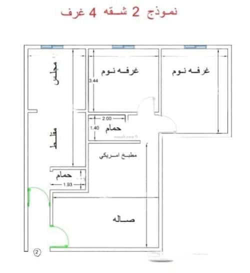 شقة ب 3 غرف الفيحاء، جنوب جدة، جدة