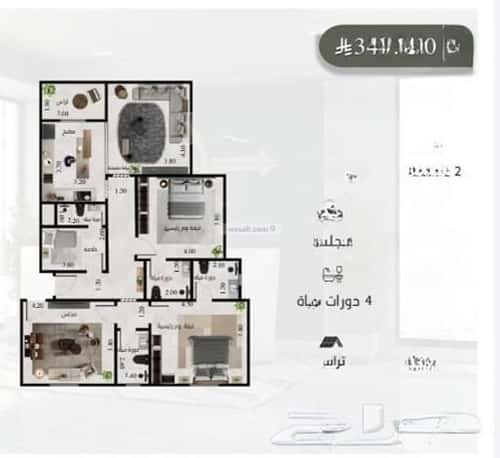 شقة بغرفتين الثغر، جنوب جدة، جدة