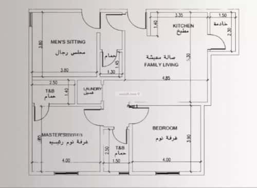 Apartment with 3 Bedrooms Al Nuzha, North Jeddah, Jeddah