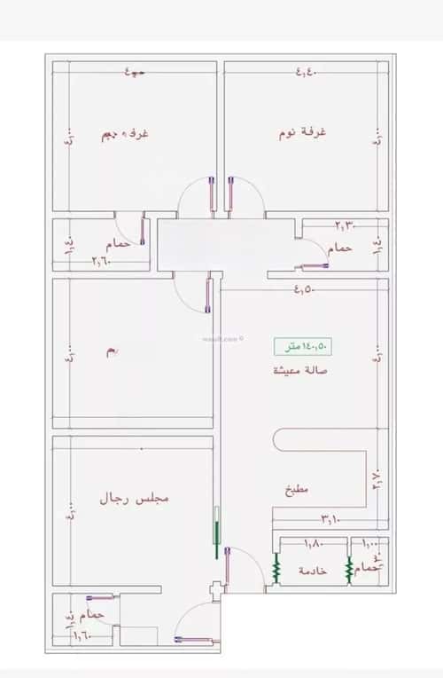 شقة ب 4 غرف الجامعة، جنوب جدة، جدة