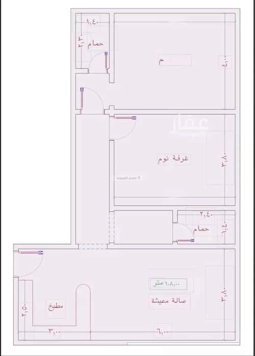 شقة بغرفتين الجامعة، جنوب جدة، جدة