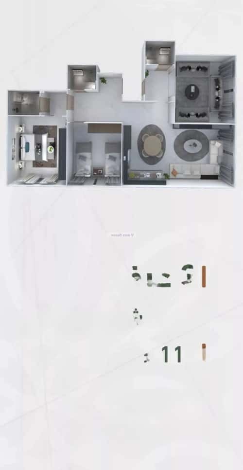 Apartment with 3 Bedrooms Al Sharafeyyah, South Jeddah, Jeddah