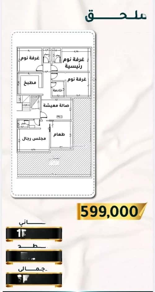 شقة ب 5 غرف الثغر، جنوب جدة، جدة