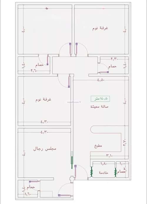 شقة ب 4 غرف الثغر، جنوب جدة، جدة
