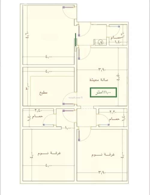 شقة ب 3 غرف الثغر، جنوب جدة، جدة