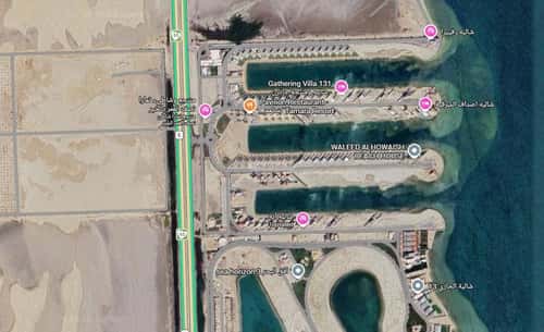 أرض 1472 متر مربع جنوبية غربية على شارع 15م شاطئ نصف القمر، الدمام