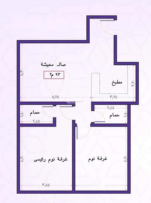 Apartment 2436 SQM with 3 Bedrooms Al Faiha|A, South Jeddah, Jeddah
