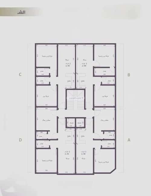 شقة 905 متر مربع بغرفتين الزهراء، شمال جدة، جدة