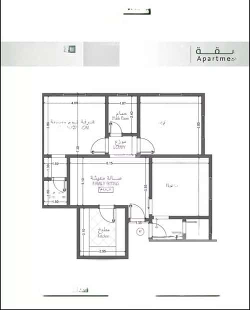 Apartment 625 SQM with 3 Bedrooms Al Rabbwah, North Jeddah, Jeddah