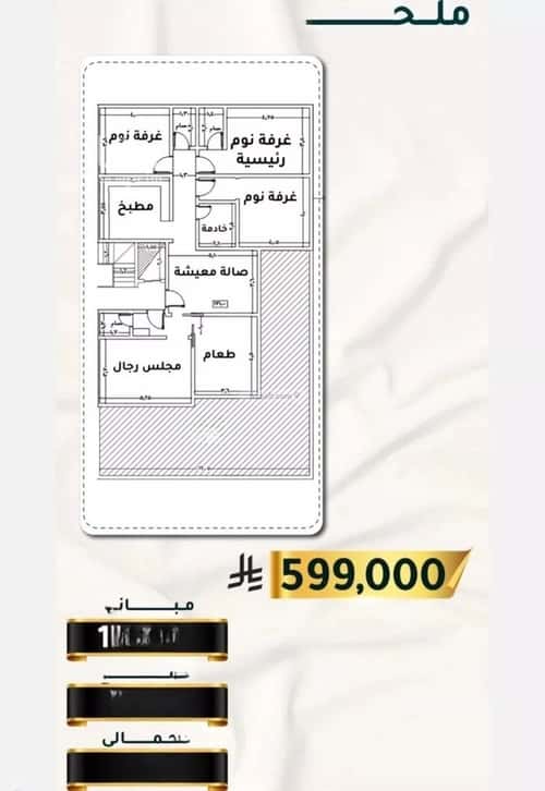 شقة 2919 متر مربع ب 5 غرف الثغر، جنوب جدة، جدة