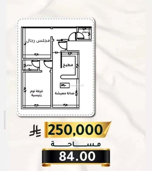 شقة 2919 متر مربع بغرفتين الثغر، جنوب جدة، جدة