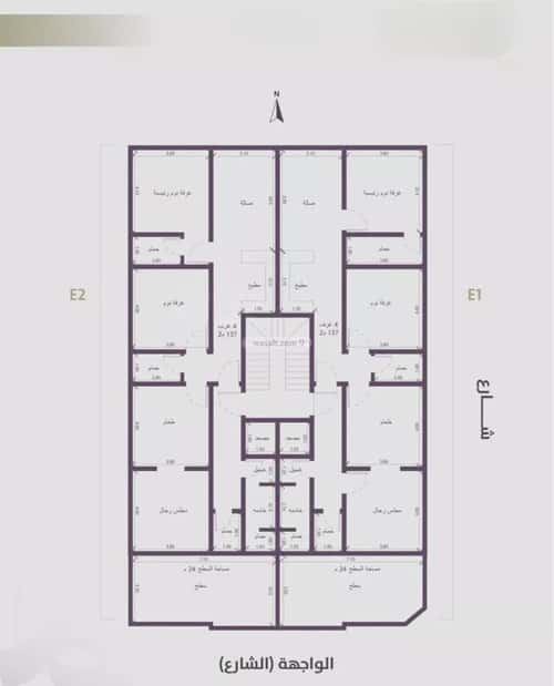 شقة 905 متر مربع ب 4 غرف الزهراء، شمال جدة، جدة