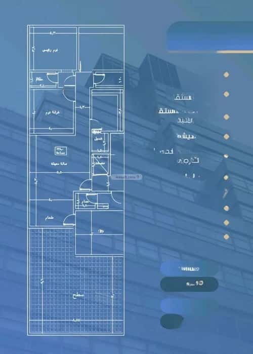شقة 698 متر مربع ب 5 غرف الصواري، شمال جدة، جدة