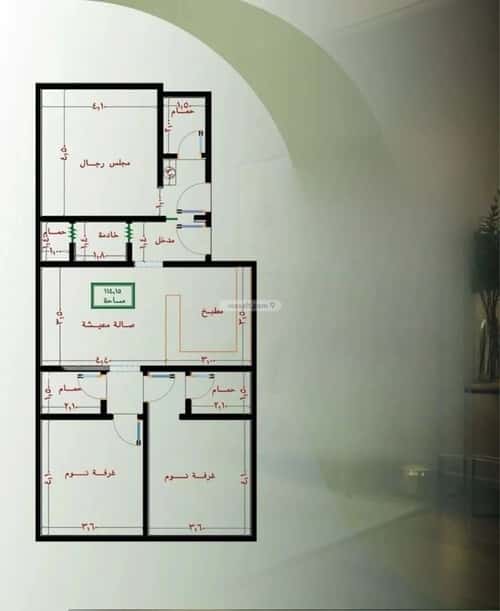 شقة 360 متر مربع ب 3 غرف النزهة، شمال جدة، جدة