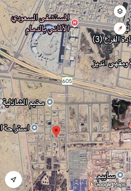 أرض 1125 متر مربع الأنوار، الدمام